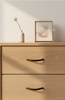 Ручки для меблів, 2 шт. - чорний