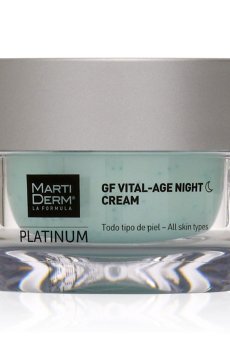 Ночной крем для лица, шеи, зоны декольте MartiDerm Platinum Gf Vital-Age Night Cream, 50 мл