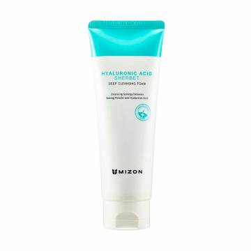 Глубокоочищающая пенка для лица Mizon Hyaluronic Acid Sherbet Deep Cleansing Foam с гиалуроновой кислотой, 150 мл Глубокоочищающая пенка для лица Mizon Hyaluronic Acid Sherbet Deep Cleansing Foam с гиалуроновой кислотой, 150 мл