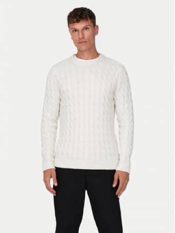 Only & Sons Светр 22026504 Écru Regular Fit Only & Sons Светр 22026504 Écru Regular Fit