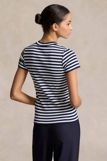 Хлопковая футболка Polo Ralph Lauren цвет белый Хлопковая футболка Polo Ralph Lauren цвет белый