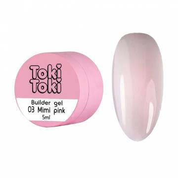 Гель для наращивания ногтей Toki Toki Builder Gel 03 Mimi Pink, 5 мл