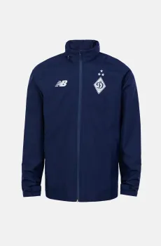 Мужская темно-синяя ветровка ФК «Динамо» Киев Shower Синий L New Balance MJ231625NV
