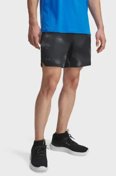 Мужские черные шорты UA Vanish Woven 6in Prnt Sts Черный XL Under Armour 1376784-007