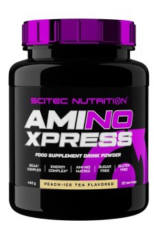Аминокислоты Scitec Nutrition Ami-NO Xpress Персиковый холодный чай, в порошке, 440 г