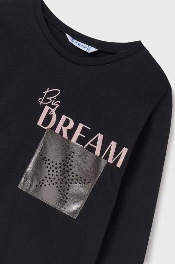 Детский лонгслив Mayoral цвет чёрный 7017