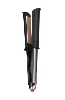 Выпрямитель 2 в 1 для волос Remington One Straight & Curl с кейсом и перчаткой, черный (S6077)