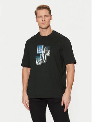 Armani Exchange Футболка XM000269 AF12112 UB001 Чорний Regular Fit Armani Exchange Футболка XM000269 AF12112 UB001 Чорний Regular Fit