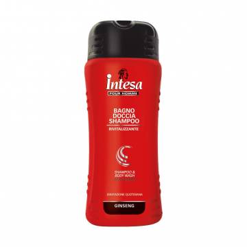 Мужской шампунь-гель для душа Intesa Pour Homme Revitalizing Shower Shampoo Gel Ginseng экстракт женьшеня, 500 мл Мужской шампунь-гель для душа Intesa Pour Homme Revitalizing Shower Shampoo Gel Ginseng экстракт женьшеня, 500 мл