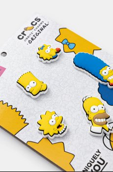 Значки для обуви Crocs The Simpsons 5 шт