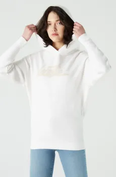 Женская белая толстовка Белый 38 Lacoste AF021212B