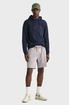 Мужские серые шорты DRAWSTRING LOGO Серый XL Gant 205075