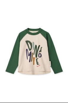 Хлопковый детский лонгслив Liewood Ellington Placement T-shirt