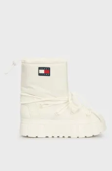 Женские белые дутики TJW HYBRID BOOT Белый 39 Tommy Jeans EN0EN02601