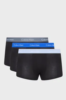 Мужские черные боксеры (3 шт) RISE Черный M Calvin Klein LV00NB4389