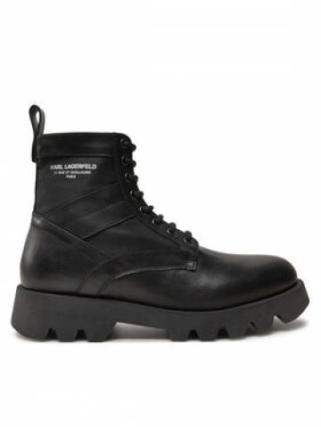 KARL LAGERFELD Черевики KL11164 Чорний KARL LAGERFELD Черевики KL11164 Чорний