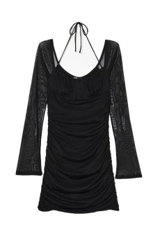 Cropp - Червона сукня - чорний