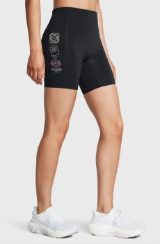 Женские черные велосипедки UA Run Anywhere Shorts Черный XS Under Armour 1386345-001