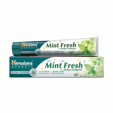 Освежающая зубная паста-гель Himalaya Herbals Mint Fresh Herbal Toothpaste, 75 мл Освежающая зубная паста-гель Himalaya Herbals Mint Fresh Herbal Toothpaste, 75 мл