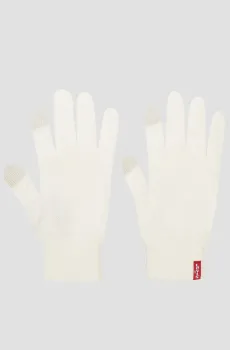 Женские белые перчатки Белый M Levi’s® 224687;20.20