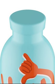 Термобутылка 24bottles Clima 330ml Blue