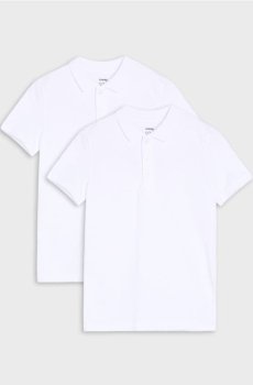 Поло футболки, набір з 2 штук - білий