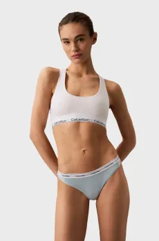 Женские голубые трусики THONG Голубой XS Calvin Klein 000QD5043E