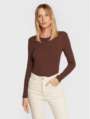 ONLY Блузка Nulan 15273542 Коричневий Regular Fit ONLY Блузка Nulan 15273542 Коричневий Regular Fit