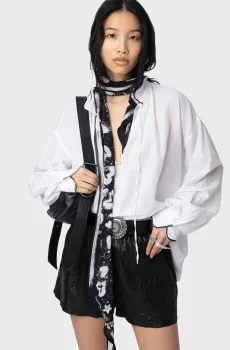 Женская белая блуза Troene Белый M ZADIG&VOLTAIRE WWSH02206_JUDOFW25