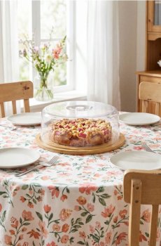 Контейнер для їжі з кришкою - бежевий