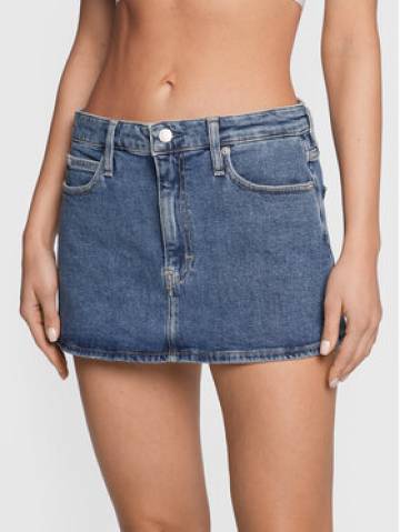 Calvin Klein Jeans Джинсова спідниця J20J220946 Голубий Regular Fit Calvin Klein Jeans Джинсова спідниця J20J220946 Голубий Regular Fit