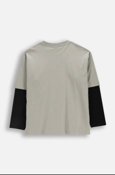 Хлопковый детский лонгслив Coccodrillo