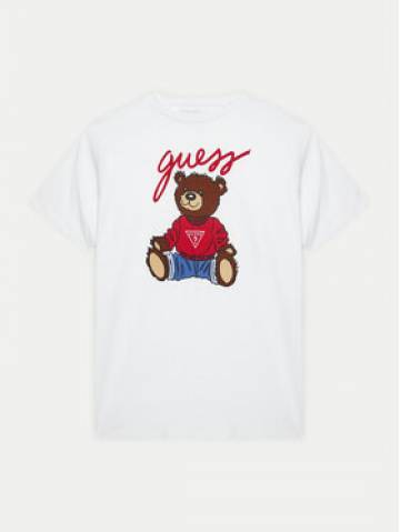 Guess Футболка H4BJ06 I3Z14 Білий Regular Fit Guess Футболка H4BJ06 I3Z14 Білий Regular Fit