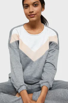 Женский серый свитшот JAELYS Серый L Etam 6509937