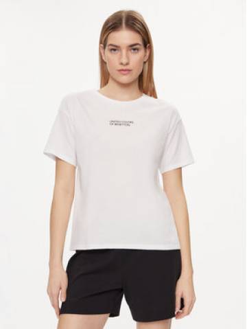United Colors Of Benetton Сорочка-піжама 30963M04R Білий Regular Fit United Colors Of Benetton Сорочка-піжама 30963M04R Білий Regular Fit