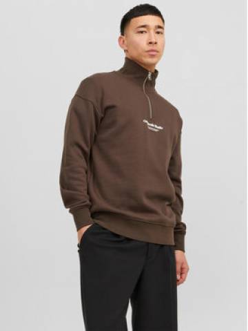 Jack&Jones Світшот Vesterbro 12241777 Коричневий Relaxed Fit Jack&Jones Світшот Vesterbro 12241777 Коричневий Relaxed Fit