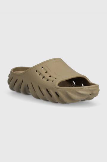 Шлепанцы Crocs Echo Slide цвет коричневый 208170 208170.2G9-2G9 Шлепанцы Crocs Echo Slide цвет коричневый 208170 208170.2G9-2G9