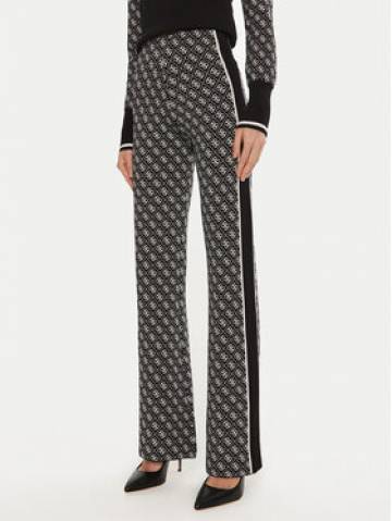 Guess Штани з тканини Lise W3YB38 Z37K0 Чорний Regular Fit Guess Штани з тканини Lise W3YB38 Z37K0 Чорний Regular Fit