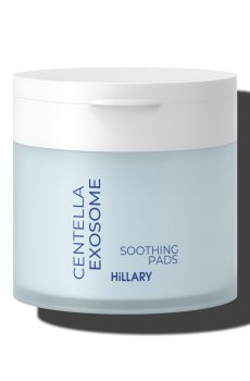 Заспокійливі тонер-педи з екзосомами центелли Hillary Centella Exosome Soothing Pads, 60 шт