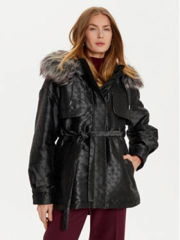 Guess Куртка парка Elly W4BL35 WFIR2 Чорний Regular Fit Guess Куртка парка Elly W4BL35 WFIR2 Чорний Regular Fit