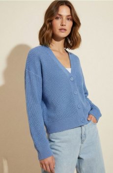 Basic кардиган - синій