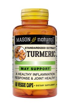 Куркума Mason Natural Turmeric, 60 вегетарианских капсул