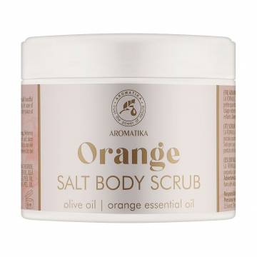 Солевой скраб для тела Aromatika Salt Body Scrub Апельсин, 500 г Солевой скраб для тела Aromatika Salt Body Scrub Апельсин, 500 г