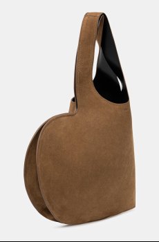 Замшевая сумочка Coperni Double Heart