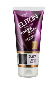 Тонирующая маска для волос Elitan Color Toner Mask 2.07 Черный классический, 150 мл
