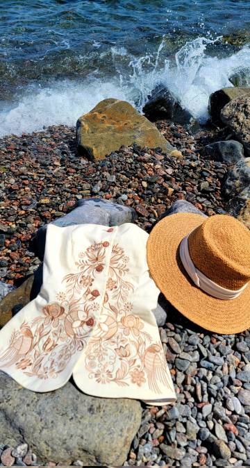 Жилети Lemanta Льняний корсет з вишивкою 48 (70355)