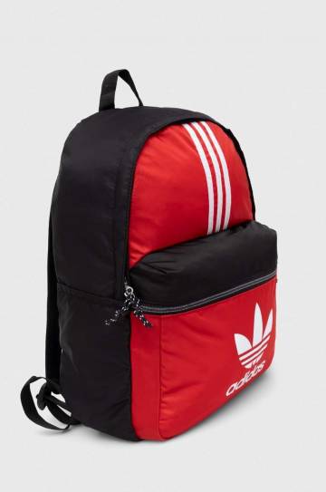 Рюкзак adidas Originals цвет красный большой узорный Рюкзак adidas Originals цвет красный большой узорный