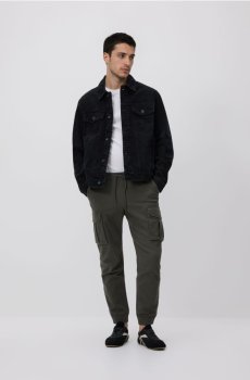 Reserved - Брюки карго - коричневувато-зелений - YV368-78X