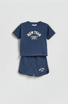 Reserved - Бавовняний комплект - темно-синій - 696HN-59X