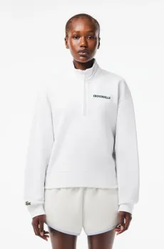 Женская белая толстовка Белый 40 Lacoste SF7248001